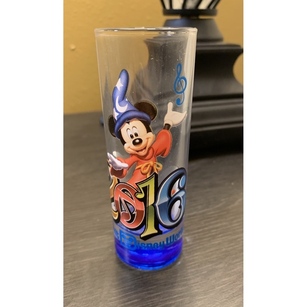 Mickey Mouse 2016 Shot Glass Disney World Souvenir Cup‎ Fantasia FL